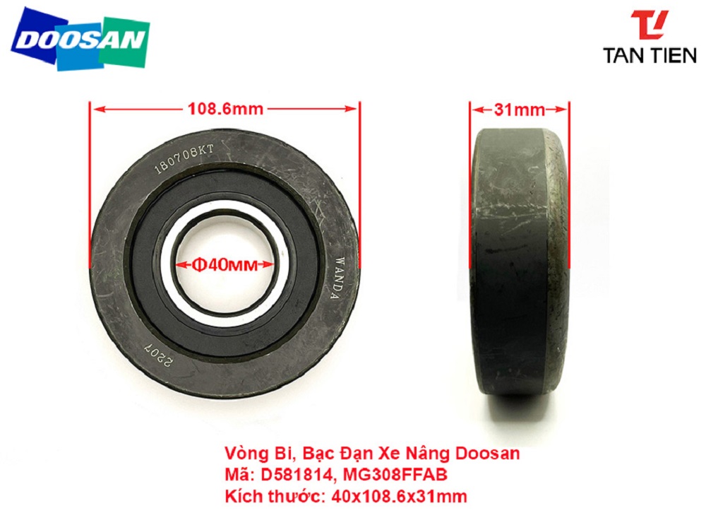 Vòng Bi Doosan D581814